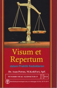 Image of Visum et repertum dalam praktik kedokteran